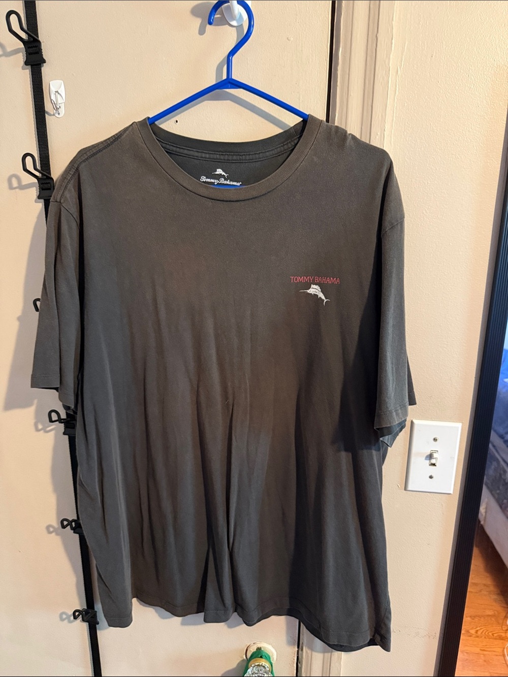 Tommy Bahama Men's Charcoal Short-Sleeve Logo Tee